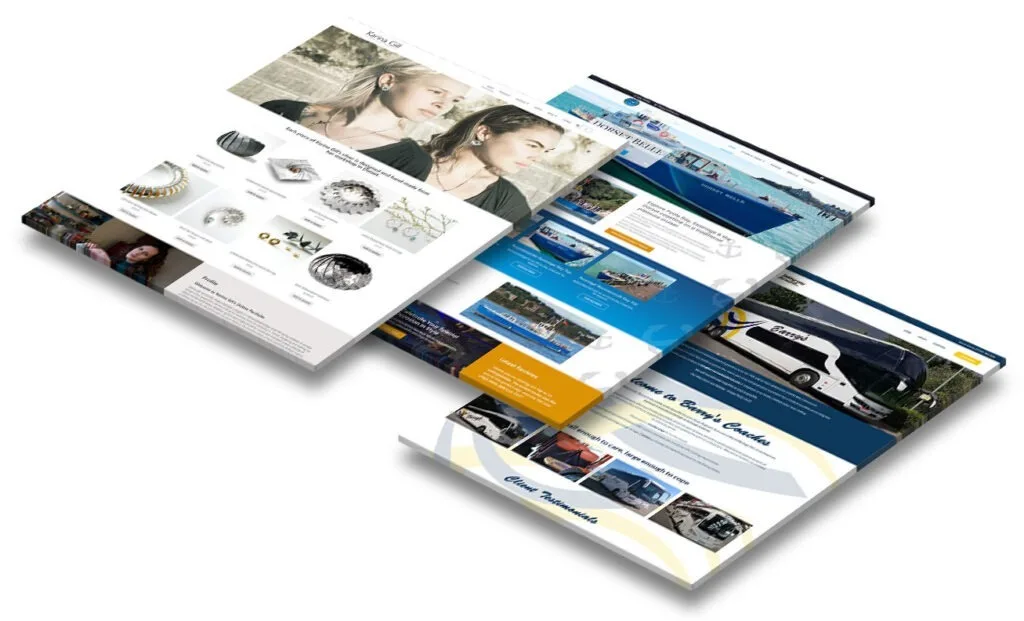 Bespoke website design by Loose Connections in Hampshire