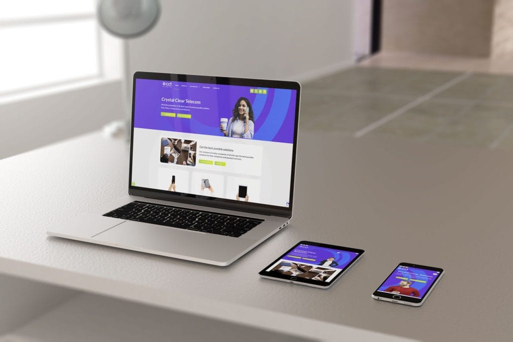 website design telecom company
