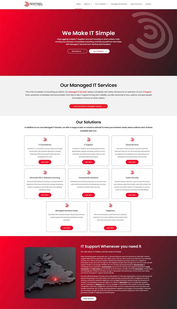 Cyber Security Company Website